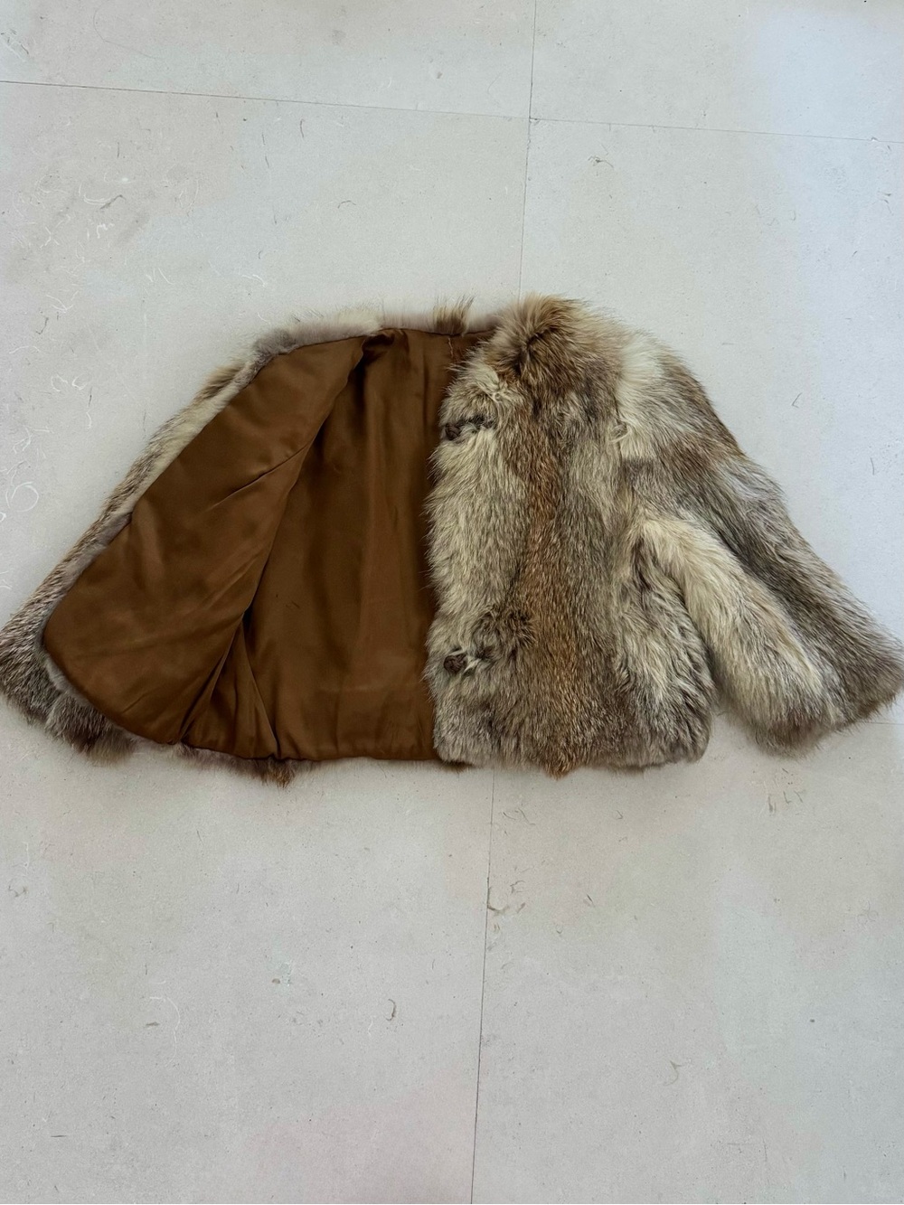 Vintage Red Fox Fur Jacket, Small - Picture 4 of 6
